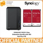 SYNOLOGY 2-Bay Diskstation DS223 Bundle with WD Red Plus 2 x 4TB